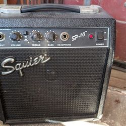 Fender Squier Amplifier SP10 1x6" 10w Guitar Amp Works Well