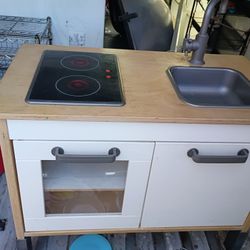 Estufa De Niña Y Trastecitos