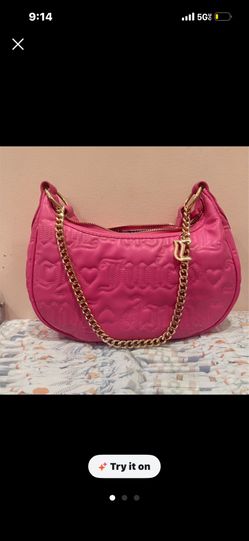 Juicy Couture Pink Quilted Shoulder Bag