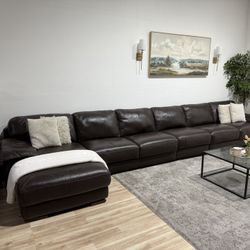 Massive Italsofa Sectional Couch - Delivery Available 