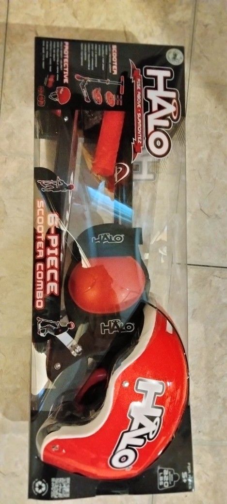 NIB Halo Scooter with Helmet