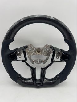 Real Carbon Fiber Steering Wheel Fit 2022-2025 Hyundai Elantra N I30N I20N