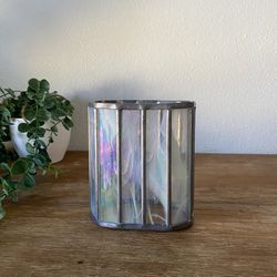 Holographic stained glass holder