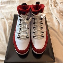 Jordan 9 White Gym Red Size 11 DS OG All