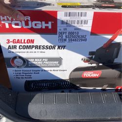 Hyper Tough 3 Gallon Air Compressor 