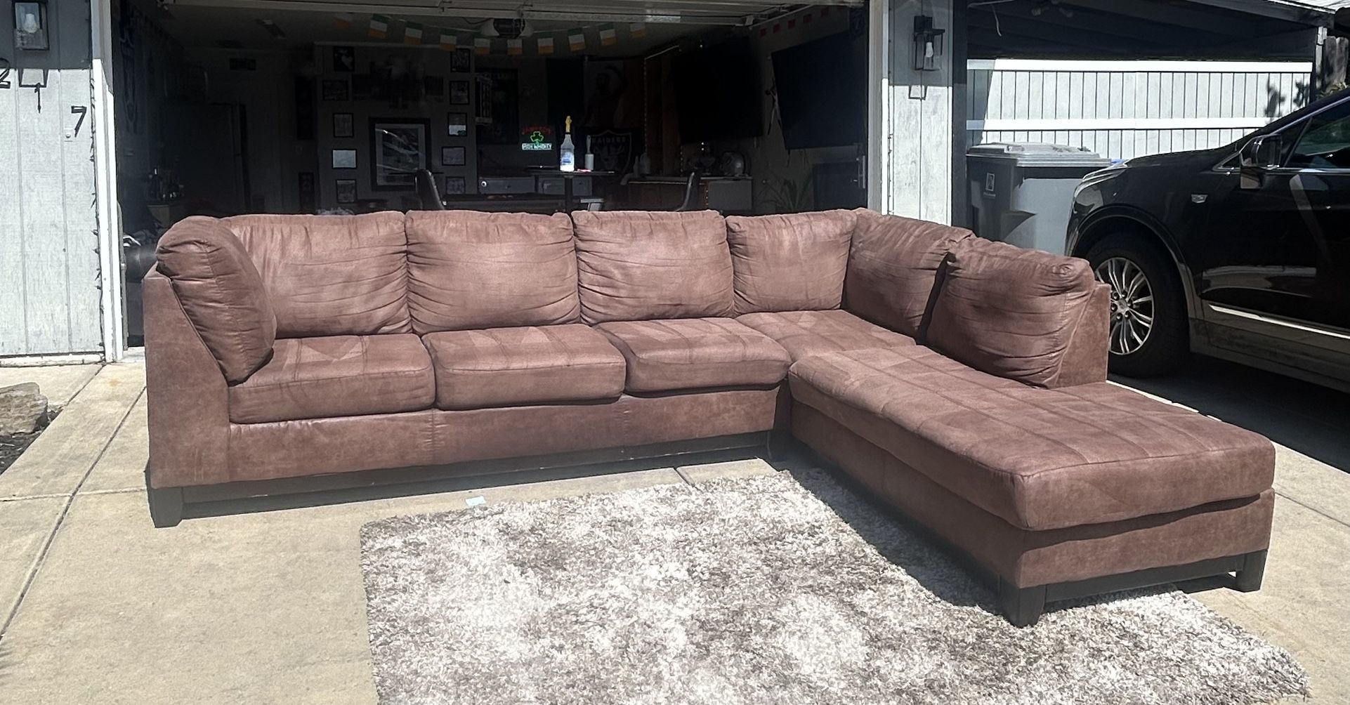 Brown Sectional Sofa