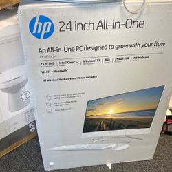 Hp 24-si 023 W23.8”(256Gb Sad Intel Core i3 11th Gen 4.1GHZ)all In One 