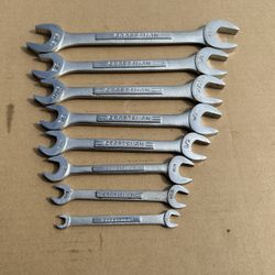 Craftsman 8 Piece Double  Open End Wrench Set