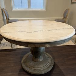 Arhaus Marble Top  47” Dining Table 