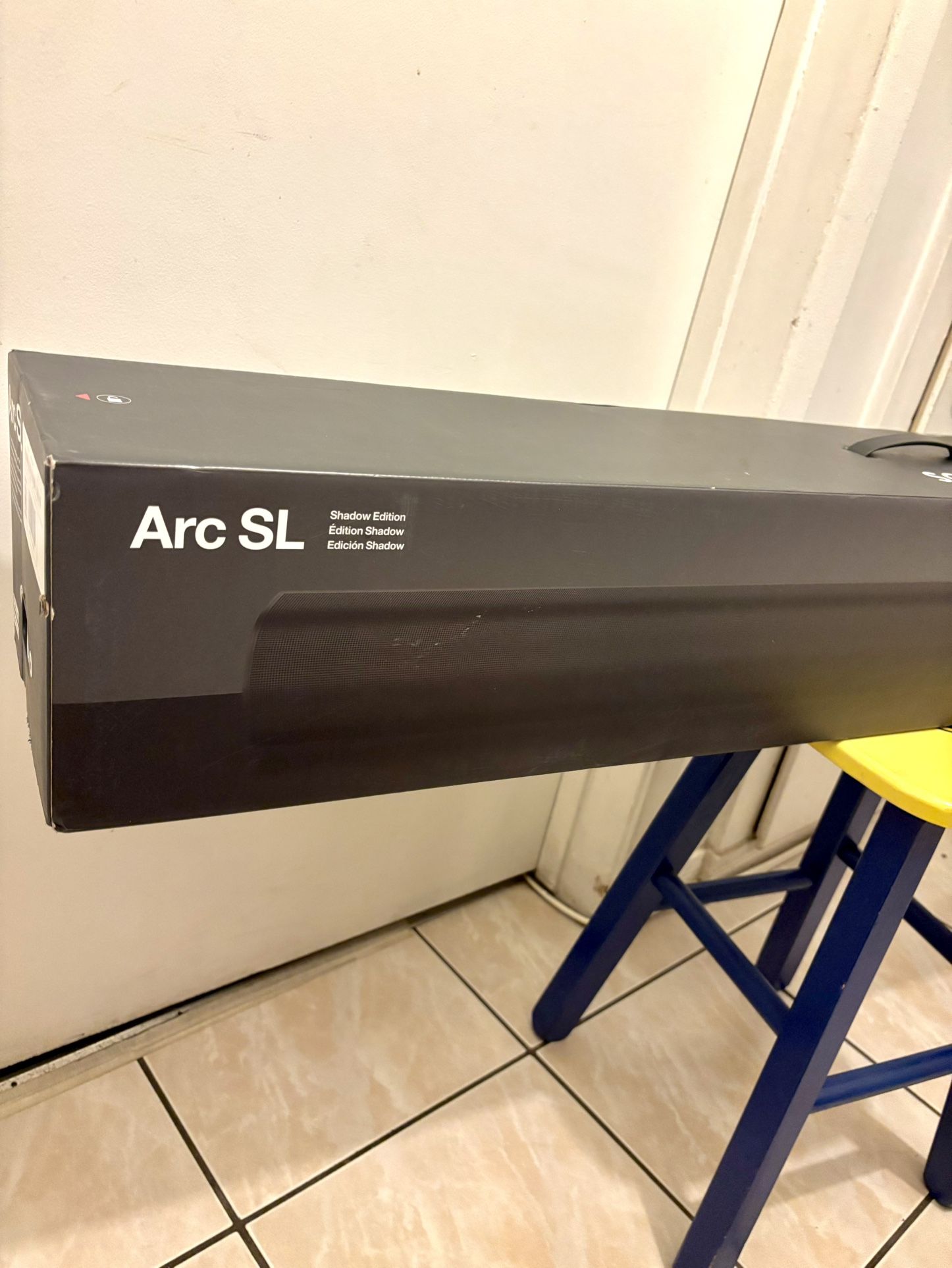 Sonos Arc SL (Shadow Edition) Soundbar System | Dolby Atmos | Immersive 3D Audio | Privacy-Focused | Sleek Matte Black