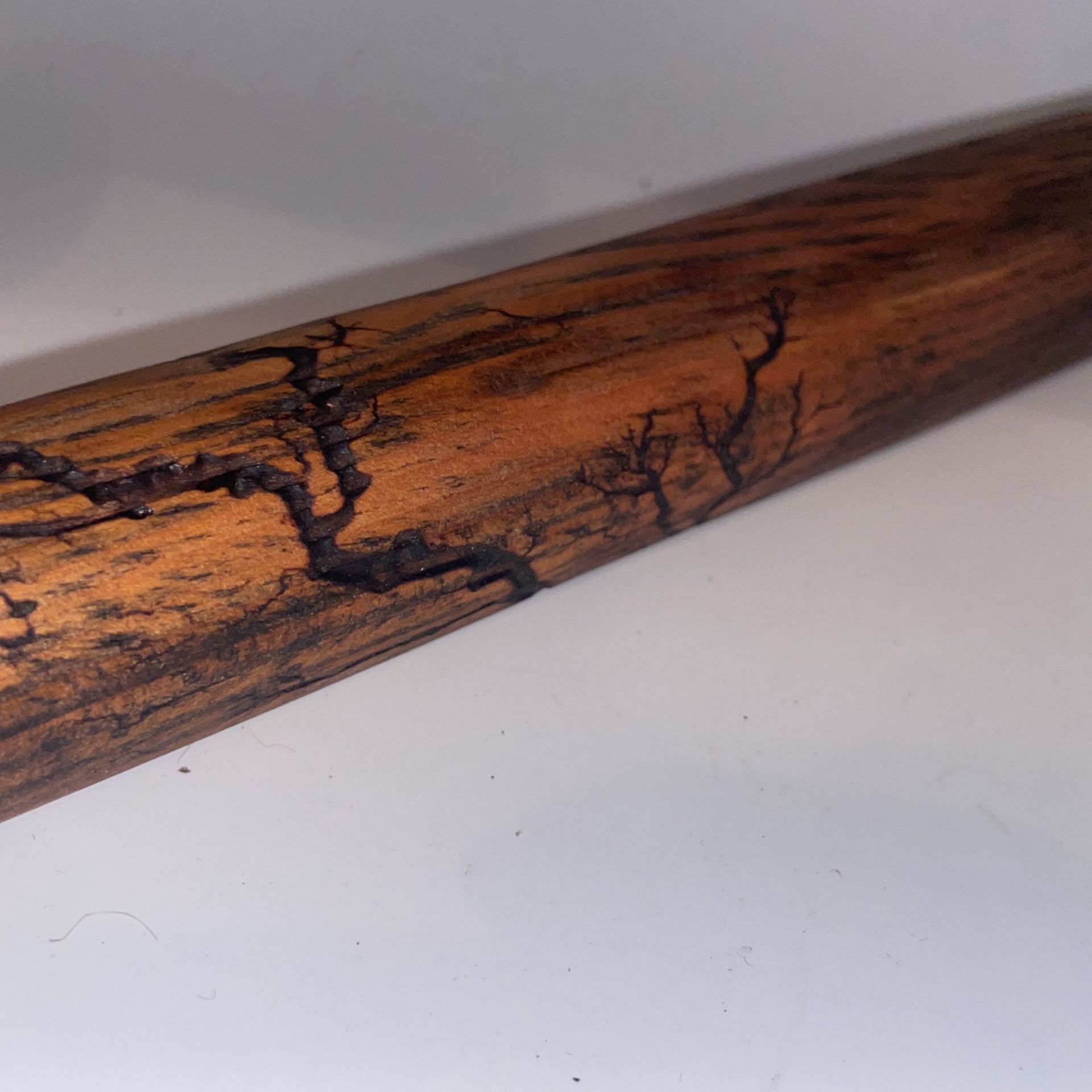 Custom wood burnt Dough roller