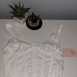 White Corset Top 