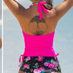 New Beachsissi Tankini Swimsuit Size Medium 