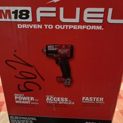 Brand New Milwaukee M18 Fuel 1/2” Mid Torque Impact Wrench Sealed Package (tool Only) 