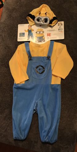 Minion Halloween Costume, size 2-4T