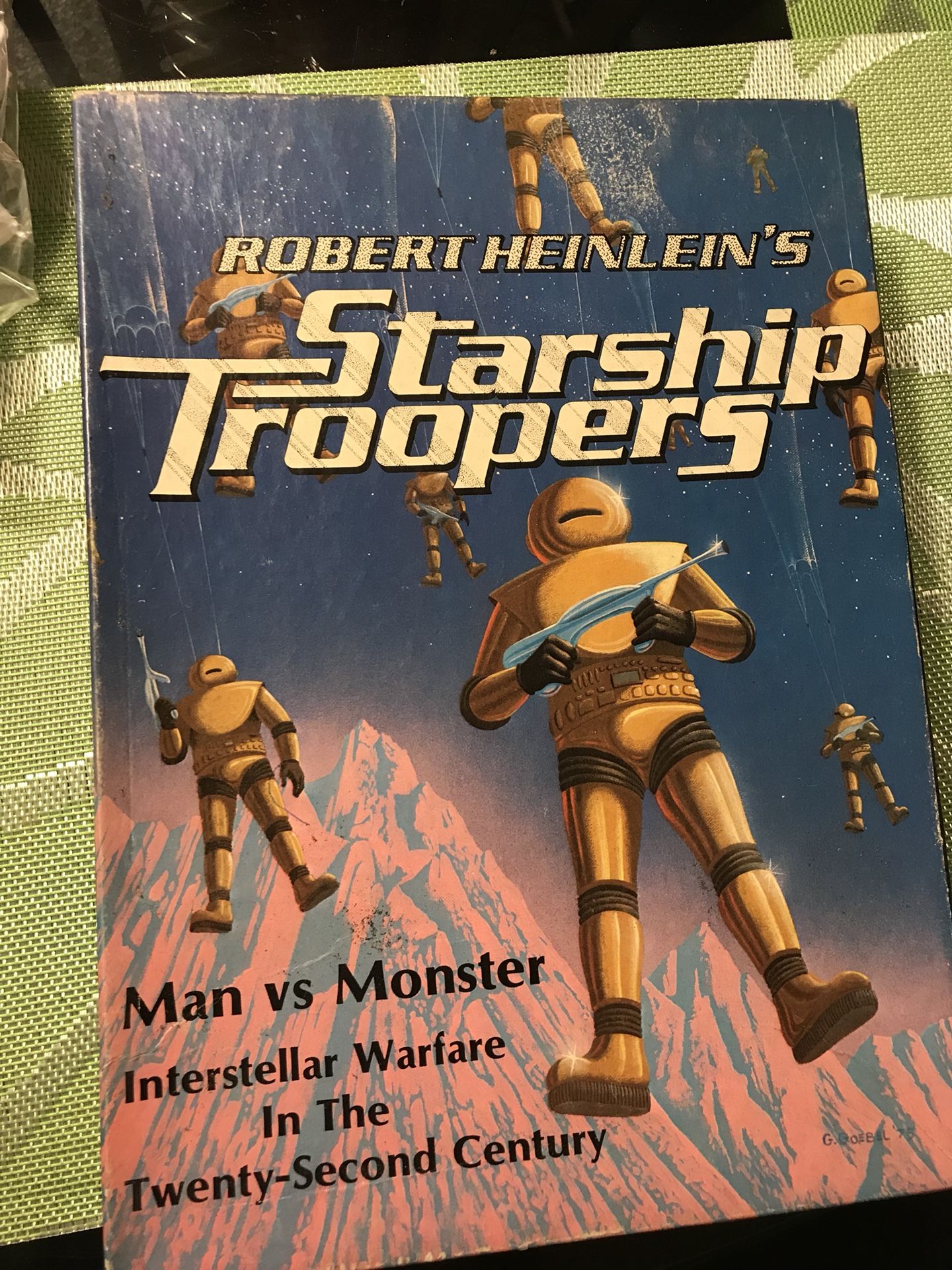 Vintage 1976 Robert Heinlein’s Starship Troopers Bookcase Game