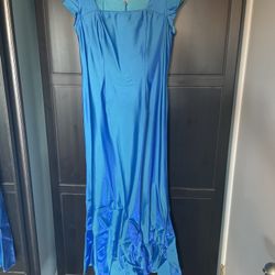 Electric Blue Formal Dress -  Plus Size