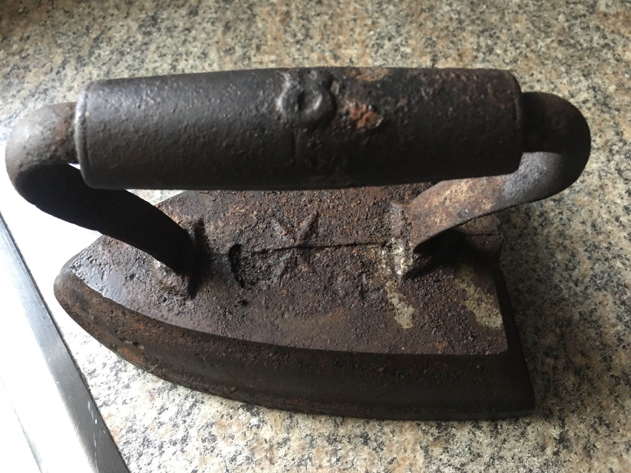 Antique Clothes Iron Cast Iron Construction