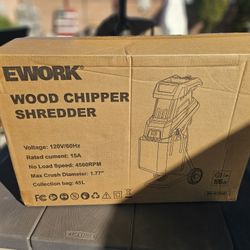 EWORK Wood Chipper Shredder NEW
