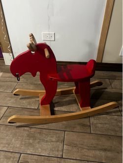 Reindeer rocking chair