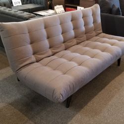 Brand New 76" x 44" Gray Fabric Sofa Futon