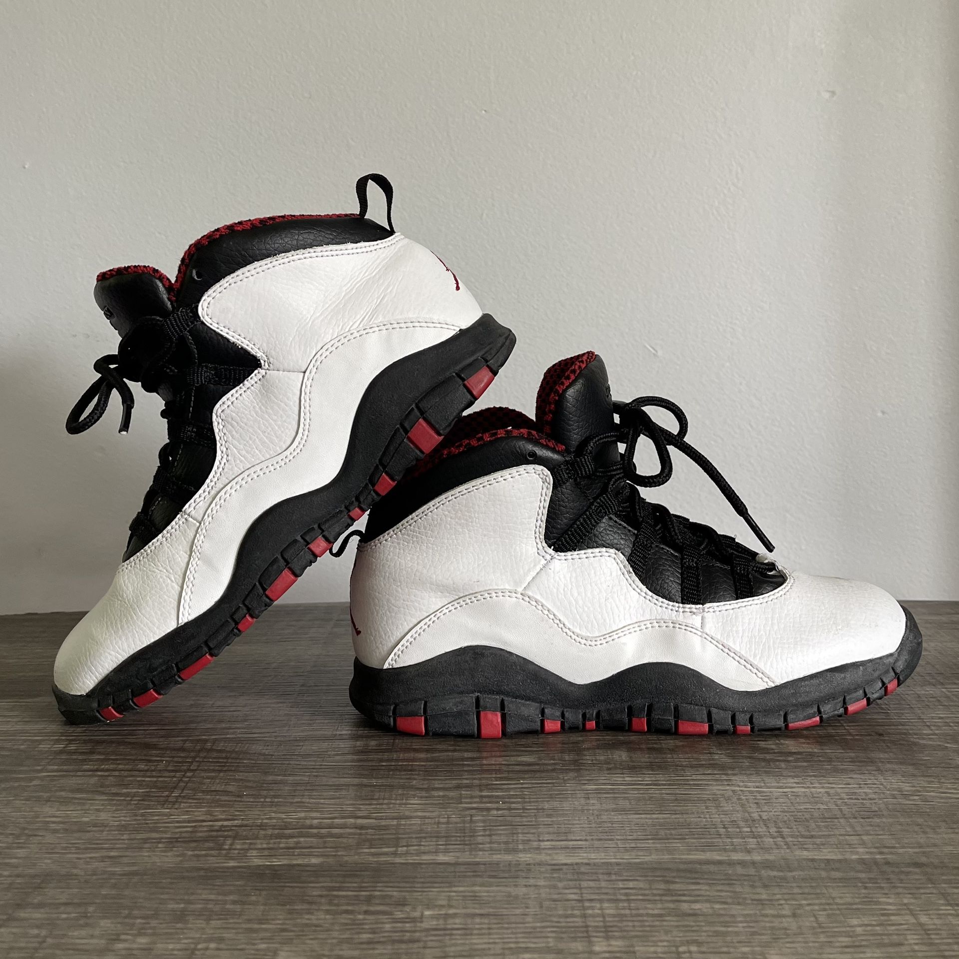 Nike Air Jordan 10 Shoes, White Nike Jordan Sneakers, Size 3Y