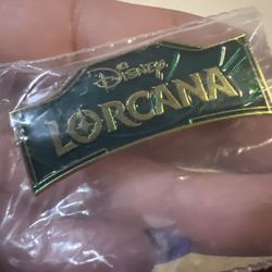 Lorcana Rise Of The Floodborn Green Disney Pin