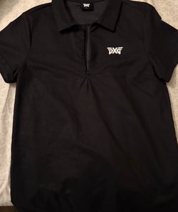 Women’s PXG Black Golf Polo Shirt