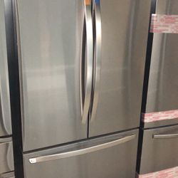 New Open Box Lg Counter Depth French Door Refrigerator In Stainless Steel 