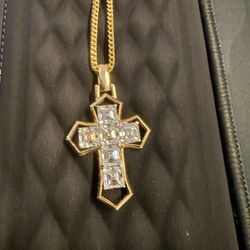 18k gold neckless and pendent