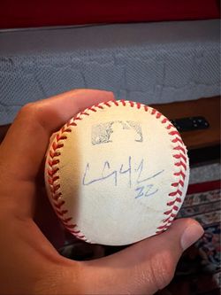 Clayton Kershaw autograph baseball