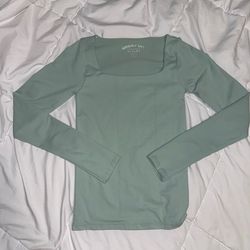 Aeropostale Seriously Soft Long Sleeve Shirts: Green & Black