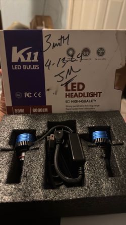 K11 LED Headlight Bulbs 55W 8000LM