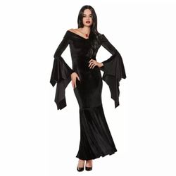 Adult Morticia Addams Costume - The Addams Family Dress only