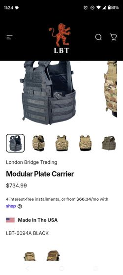 London Bridge Trading LBT-6094A Modular Plate Carrier