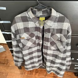 Motorcycle flannel jacket