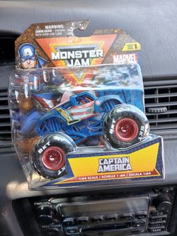 Monster Jam Captain America