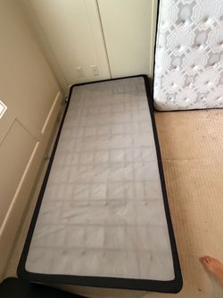 Twin mattress and box springs