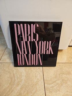 PARIS ,NEW YORK ,LONDON FRAMED PICTURE  