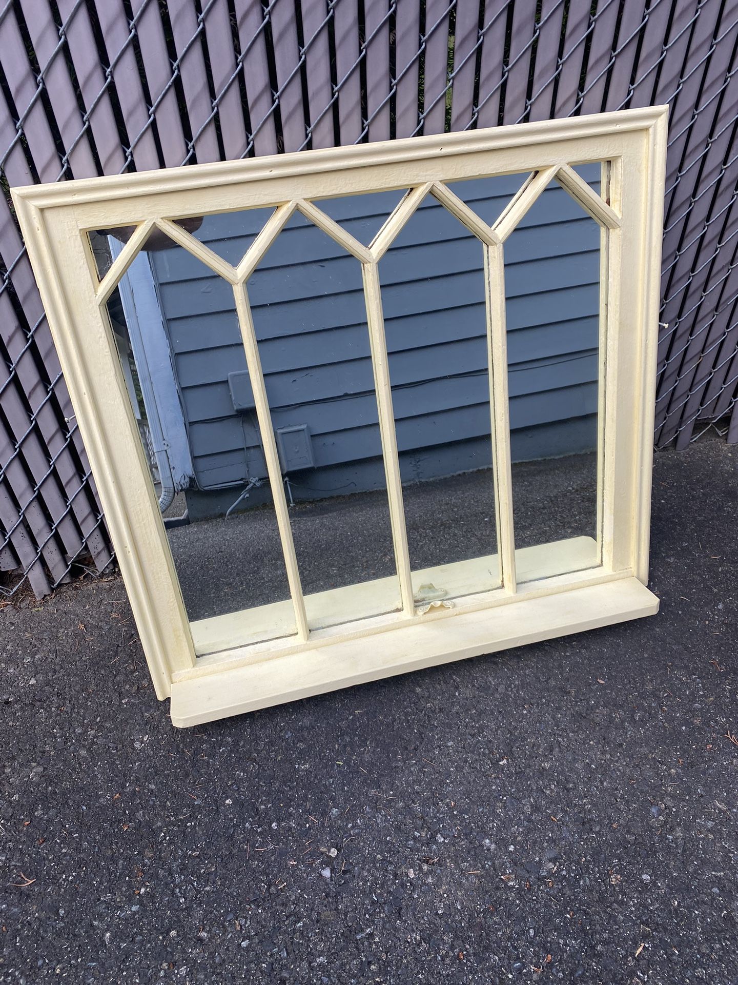 Antique Window Mirror 