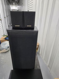 Vintage Pioneer CS-R590 Speakers+ matching Satellite  speakers  (4 total)