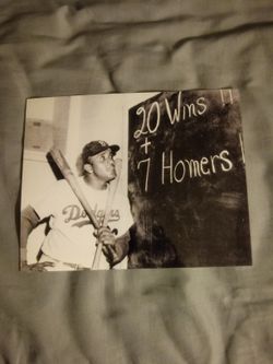 Don Newcombe 8X10 photo