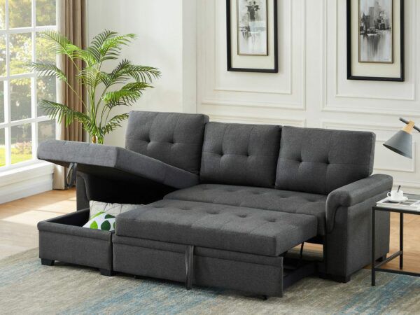 🔥🔥SOFA SLEEPER WITH REVERSIBLE CHAISE 🔥🔥