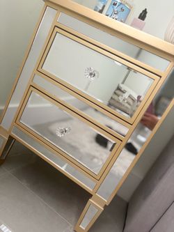 Dresser Mirror With Nightand 2