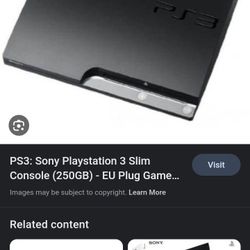 Ps3 For Sale Working Perfectly Fine 