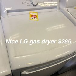 Nice LG Gas Dryer 