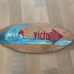 Rare Vintange 40”x17’ Victoria Skimboard