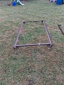 Twin bed rails on wheels