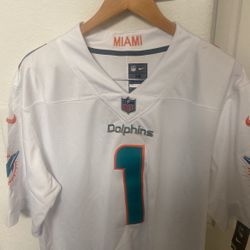 Nike Miami Dolphins White Medium Tagovailoa Jersey