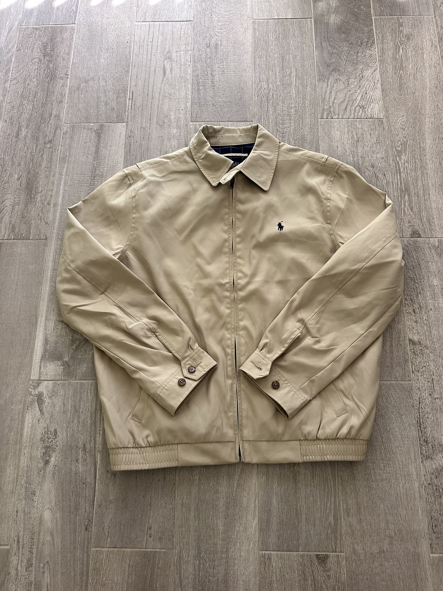 Tan Polo Ralph Lauren Windbreaker size M